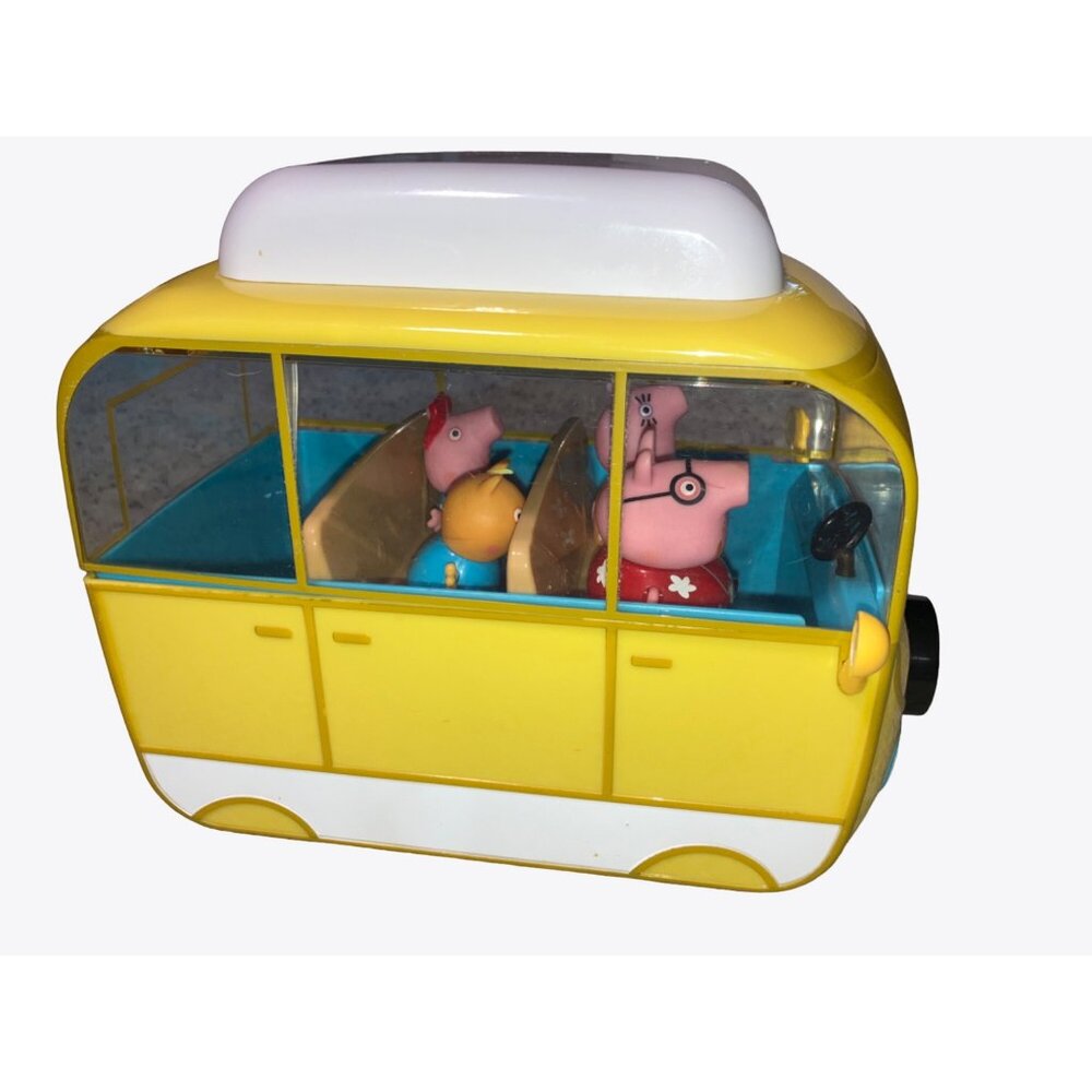 Peppa Pig Family Campervan Camping Playset - Picture 2 of 9